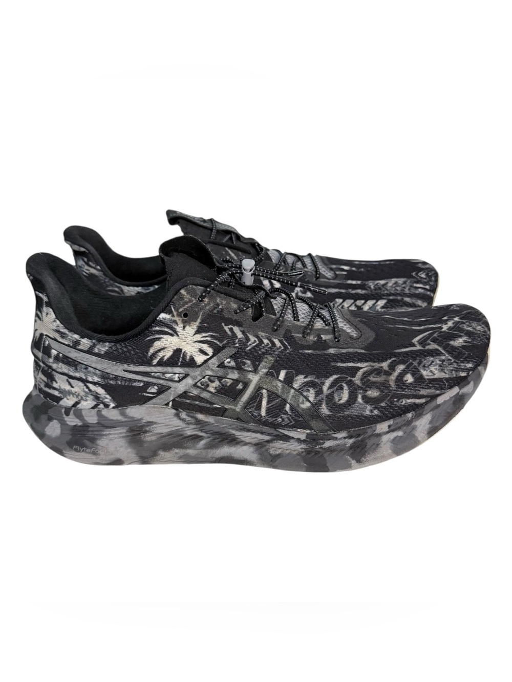 ASICS Noosa Tri 14 Tropical Black Pure Silver Running Shoes Mens 11.5 1011B368